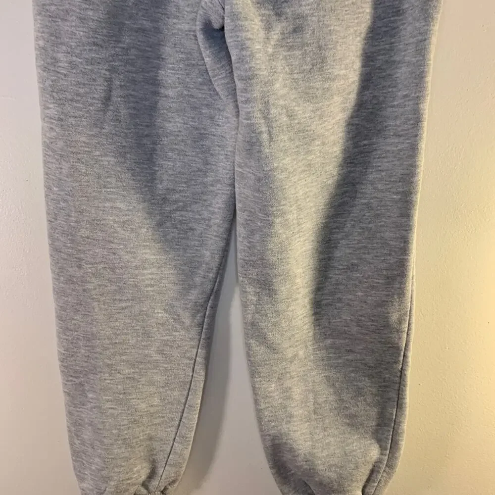 CHAMPION Boy’s Light Grey Logo Sweatpants / Size: Medium